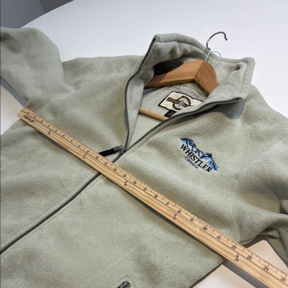 Vintage Green Whistler Fleece Jacket Women's Size Medium - Picture 5 of 8